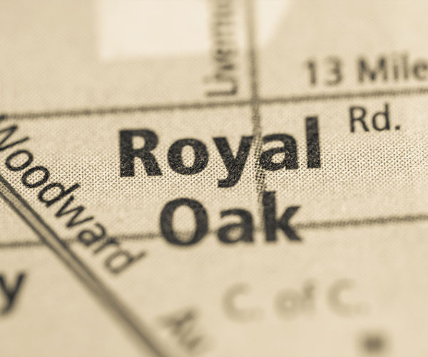 Royal-Oak-Michigan-Map