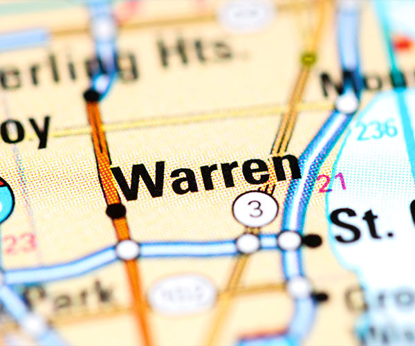 Warren-Michigan-Map