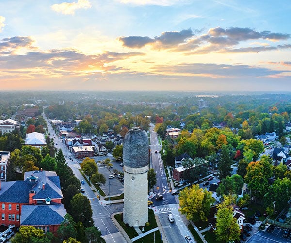 Ypsilanti-Michigan-Aerial